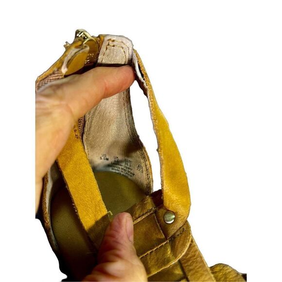 Franco Sarto - Brown Leather Sandals - Picture 4 of 6